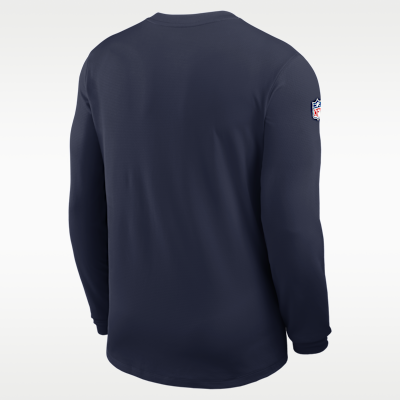 New England Patriots Sideline Coach Men's Nike Dri-FIT NFL Long